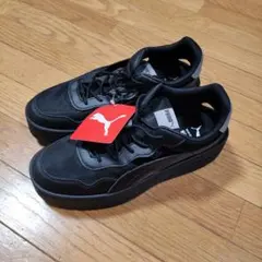 プーマ　コート ラリー スカイ ミュール スニーカー　厚底