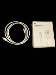Apple純正Lightning - USBケーブル 2mライトニングケーブル