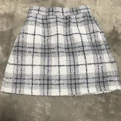スカート ミニ チェック柄 台形