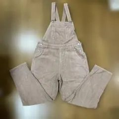 コーデュロイサロペット　ブラウン　M