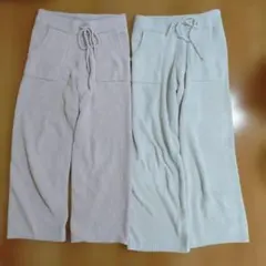 しまむらクロッシー リラモコ もこもこ ボア パジャマ ルームウェア下2枚セット