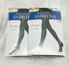 GUNZE サブリナ　80デニールタイツ 着圧タイプ　L-LL 2枚セット