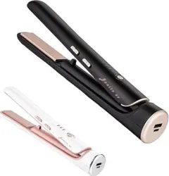 コードレスUSB充電ヘアアイロン モバイルバッテリー機能付き5200mAh