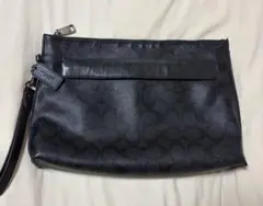 COACH シグネチャー クラッチバッグ セカンドバッグ