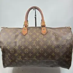 【美品・最安値】ルイヴィトン　ボストンバッグ　スピーディ40 モノグラム　ヌメ革 LOUIS VUITTON ルイ ヴィトン モノグラム スピーディ40