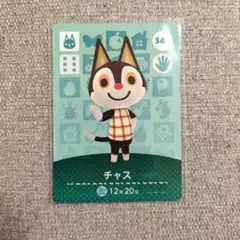 あつまれどうぶつの森　amiiboカード　チャス