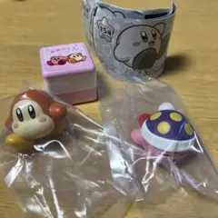 星のカービィ　まんまるマスコット　スリープ、ワドルディ