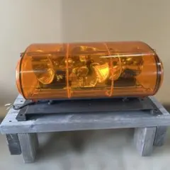 佐々木電機製作所 散光式警光燈 DC24V オレンジ 60W×2 ② 動確済