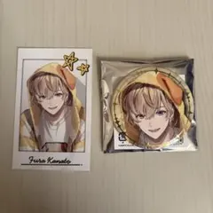 VOLTACTION PajamaParty! 風楽奏斗チェキ風カード＆缶バッジ