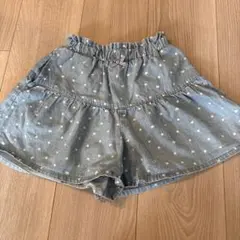 【ささ様専用】anyfam 水玉模様デニム風キュロット
