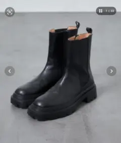 ATELIER BRUGGE レザー サイドゴア タンクブーツ