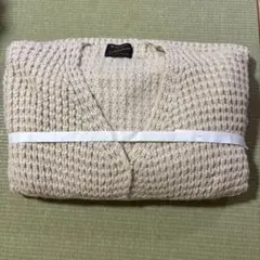 Kastane アイボリー ニットロングコート