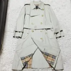 バーバリーロンドン トレンチコート 薄グリーン 打ち合わせ男女兼用