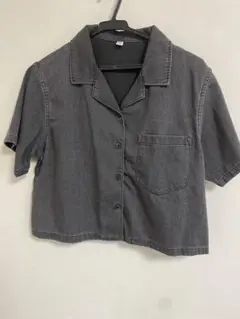 GU デニム ショートジャケット グレー Mサイズのサムネイル