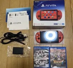 2893 【ほぼ新品】PSVITA VITA 2000 メタリックレッド - メルカリ