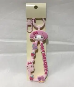 サンリオキャラクター大賞 ラバーコードキーホルダー マイメロディ　マイメロ