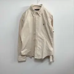 ▪️RALPH LAUREN 11号　ボタンダウンシャツ　長袖　ベージュ系のサムネイル