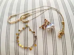 【未使用3セット】 ネックレス　イヤリング　ブレスレット　アクセサリー