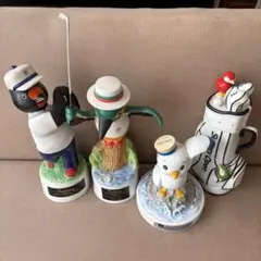 SUNTORY ウイスキー ゴルフシリーズ 陶器ボトル青函博マスコットボトル SUNTORY ウイスキー ゴルフシリーズ 陶器ボトル青函博マスコットボトル