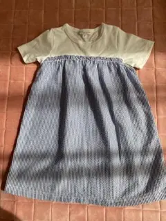 100 ストライプワンピース