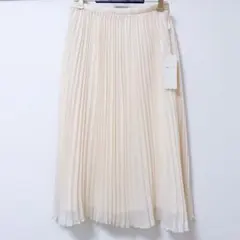 オンワード樫山 any SiS プリーツスカート ホワイト 新品 タグ付きのサムネイル