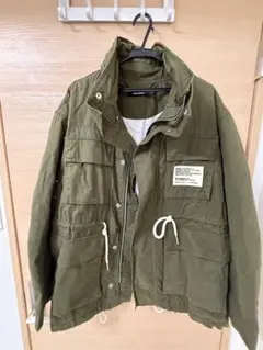 DIESEL オリーブ ミリタリージャケット　L 中古・古着通販】DIESEL (ディーゼル) ミリタリージャケット