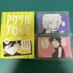 名探偵コナン 毛利蘭 灰原哀 アクリルブロック