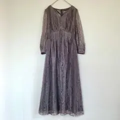 美品★Pour Vous ロングドレスワンピース　結婚式　オケージョン　二次会