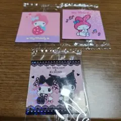 My Melody & Kuromi シール 3枚