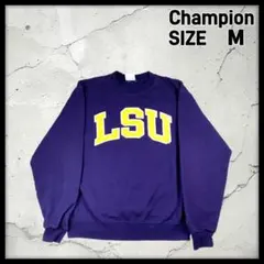 D*e様 90s Champion カレッジロゴ スウェット M パープル チャ