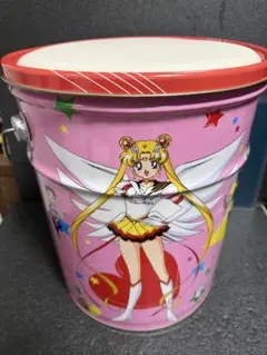 カネボウ菓子缶 当時物 美少女戦士 セーラームーン セーラースターズブリキ缶イス