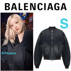 BALENCIAGA 25SS denim bomber デニムボンバー M BALENCIAGA 25SS denim bomber デニムボンバー M BALENCIAGA