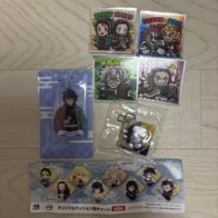 鬼滅の刃　冨岡義勇　猗窩座　炭治郎ステッカー　くらずし