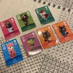 どうぶつの森amiiboカード⭐︎7枚セット