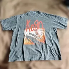 KORN コーン バンドTシャツ 両面プリント メキシコ製 L スミクロY2K