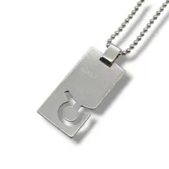 グッチ ネックレス シルバー925 牡牛座 タウラス 星座 プレート イタリア製