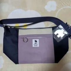 お年玉価格☆moz ショルダーバッグ ネイビー/パープル