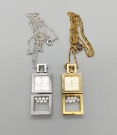 MIKIMOTO ペンダントウォッチ 2点 7pパール チェーン SV925 MIKIMOTO ペンダントウォッチ 2点 7pパール チェーン SV925 - メルカリ