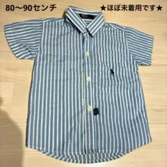 ほぼ未着用　Polo by Ralph Lauren ベビーｓs半袖シャツ 水色
