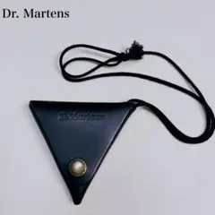 美品✨Dr. Martens ブラックレザー コインケース 三角 トライアングル