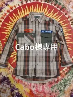 AVIREX HANGAR チェック柄ネルシャツ FREE