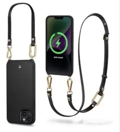 【最終価格】iPhone14 Plus ストラップ付きケース ブラックのサムネイル