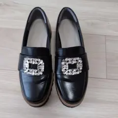 green label relaxing チャンキー ビジュー ローファーのサムネイル