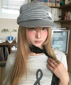 BAUF ボタンニュースボーイキャップ - メルカリ