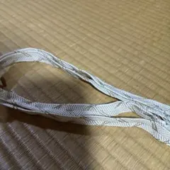 クリーム色 編み込み帯締め