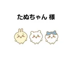 たぬちゃん様 専用ページ