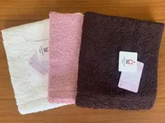 【新品未使用】今治タオル　ウォッシュタオル 3枚セット