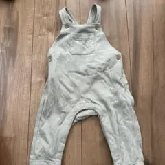 H&M ミントグリーン コットンロンパース 62/68cm