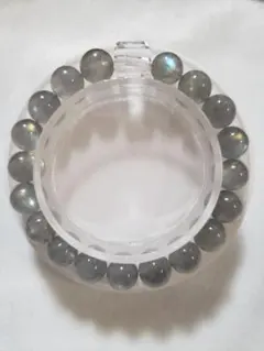 【SALE‼️】天然石 ラブラドライト ビーズブレスレット 強シラー 高品質‼️