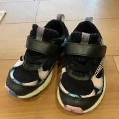 瞬足　17.0cm ブラック　ピンク